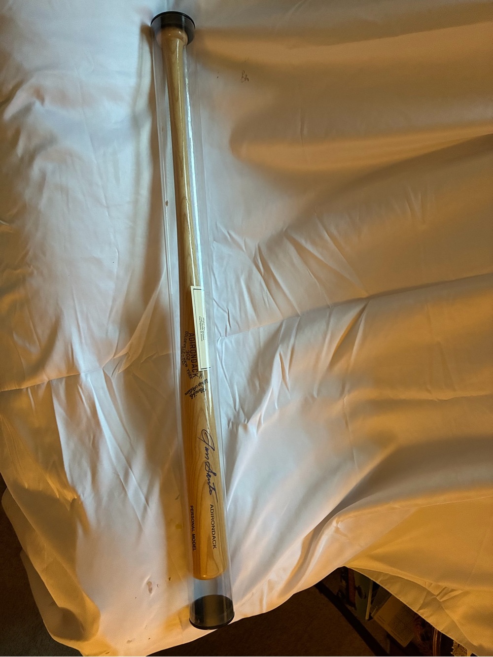 RON SANTOS AUTHENTICATED BAT